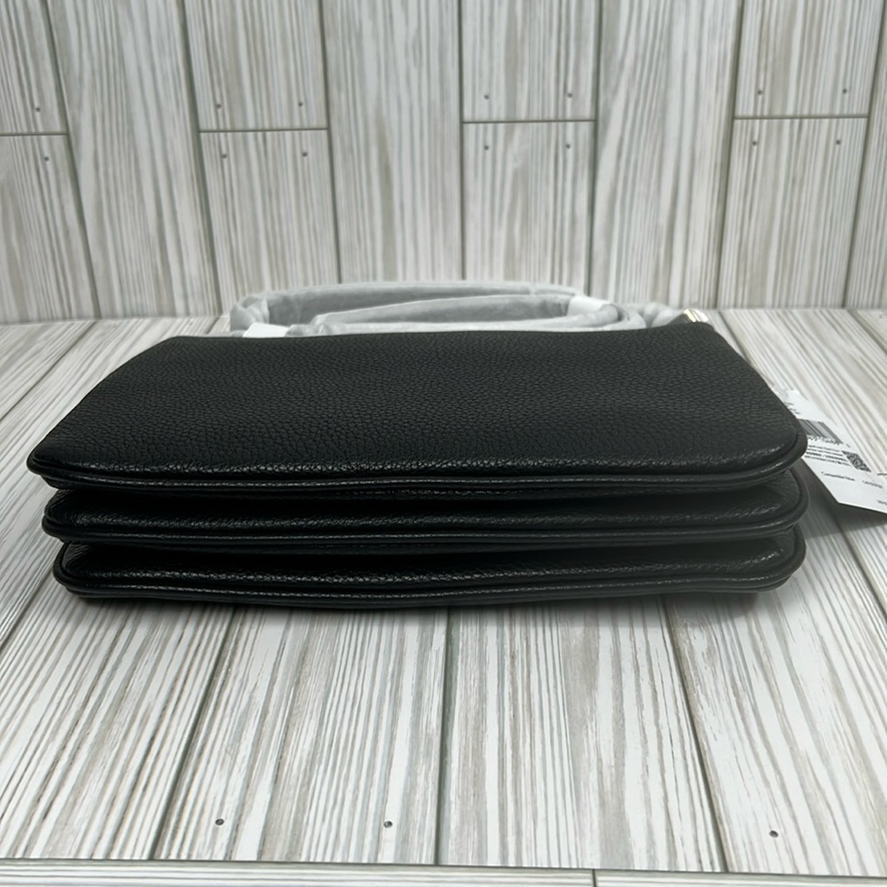 Kate Spade‎ Leila Triple Gusset Crossbody Bag in Black wkr00448 NEW/NWT - Picture 8 of 11